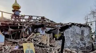 Rosjanie w Wielkanoc ostrzelali cerkiew. Przetrwała jedynie mała kopuła i ikony
