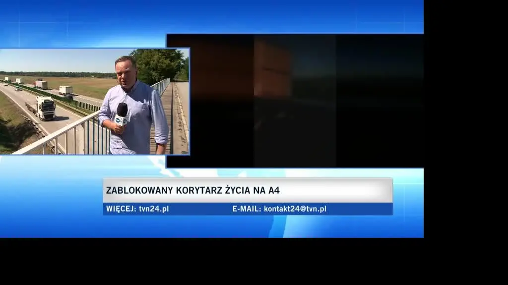 zablokowany korytarz 