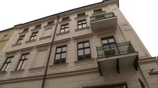 Kamienica na rogu ulic Wiślnej i Gołębiej w Krakowie