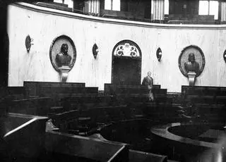 Sala posiedzeń Sejmu Śląskiego w Katowicach (okres międzywojenny)