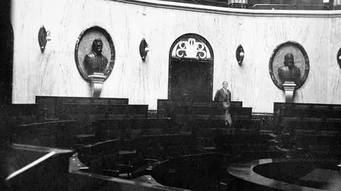 Sala posiedzeń Sejmu Śląskiego w Katowicach