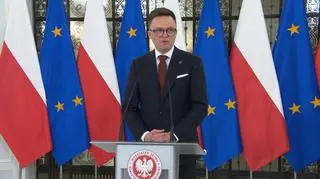 Konferencja Szymona Hołowni