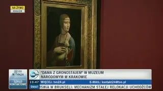 "Dama z gronostajem" już w Muzeum Narodowym w Krakowie