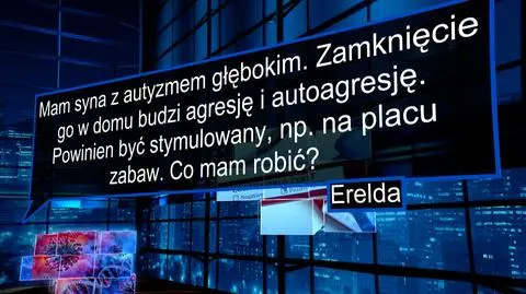 Mam syna z autyzmem głębokim. Zamknięcie go w domu budzi agresję i autoagresję. Powinien być stymulowany, np. na placu zabaw. Co mam robić?
