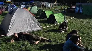 Obozowicze starają się żyć zgodnie z ekologią 