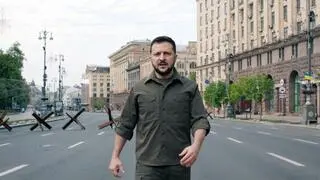 Prezydent Ukrainy Wołodymyr Zełenski