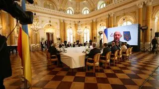 The meeting was part of the Lublin Triangle platform, a tripartite alliance between Poland, Lithuania and Ukraine.