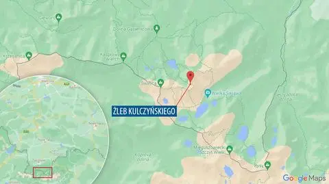 mapa zleb kulczynskiego