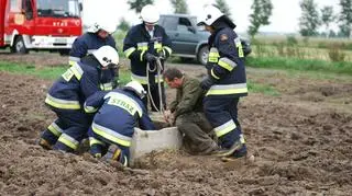 W akcji brało udział 5 strażaków i myśliwy