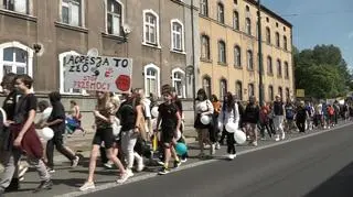 Marsz przeciwko przemocy w Sosnowcu 