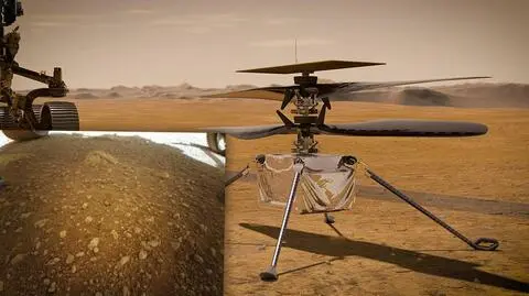 Dron Ingenuity zrobił pierwsze zdjęcie na Marsie
