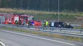 Okoliczności wypadku na S5 bada policja