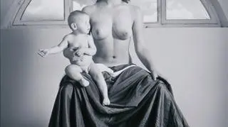 "Z cyklu madonny" Katarzyna Górna, 1996 (wystawa "Irreligia")
