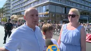 Schowaliśmy się w bramie. Usłyszeliśmy od innych, że ciężarówka taranuje ludzi