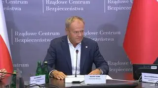 Tusk: eskalacja  jest faktem. Służby podały, co zostało trafione