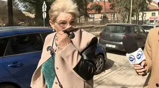 Pył na ulicy Karmelickiej w Wadowicach