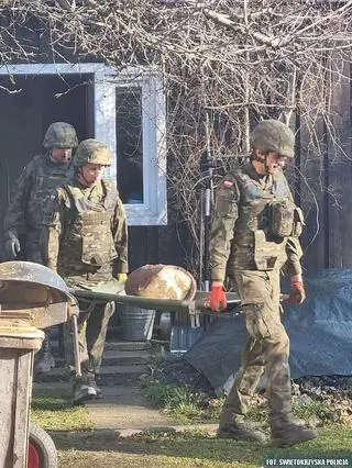 Saperzy wydostali bombę