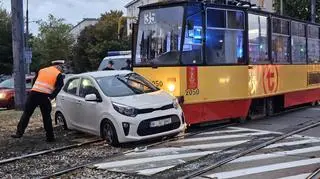 Zderzenie z udziałem tramwaju 