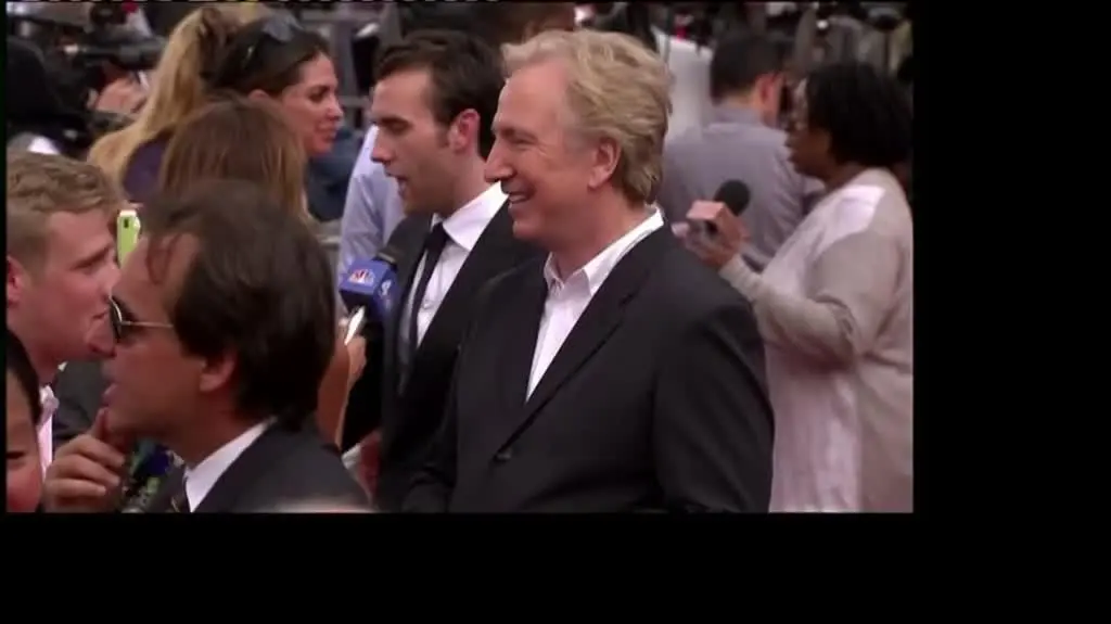 British actor Alan Rickman