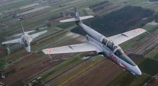 TS-11 Iskra i M-346 Bielik we wspólnym locie