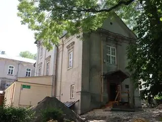 W dawnej świątyni mieści się dziś sala ekspozycyjna muzeum 