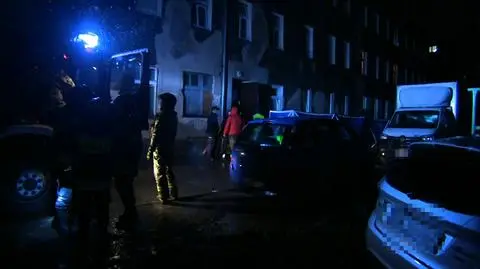 Pożar we wrocławskiej kamienicy