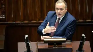 Grzegorz Schetyna podczas debaty sejmowej