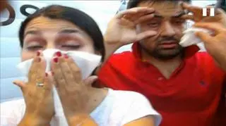 Protestujący dostali po oczach z armatek wodnych