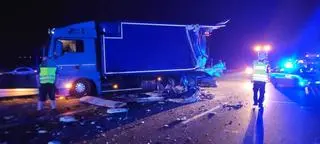 Popsuty man stał na pasie awaryjnym