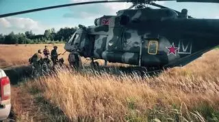 Rosyjski śmigłowiec Mi-8, przejęty przez siły ukraińskie 