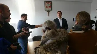 Poseł był też na spotkaniu z pracownikami 