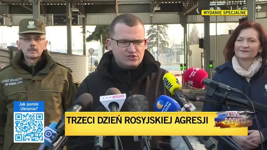 Wiceszef MSWiA: od początku wojny w Ukrainie granicę z Polską przekroczyło 100 tys
