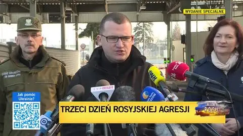 Wiceszef MSWiA: od początku wojny w Ukrainie granicę z Polską przekroczyło 100 tys