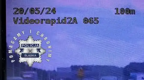 Pirat drogowy w porsche