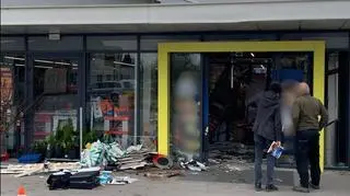 Wysadzony bankomat w Jeżowie