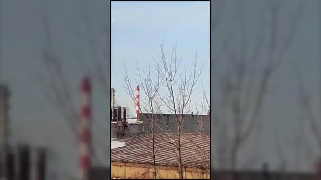 Footage shows drone attack