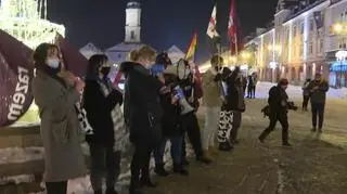 Protest w Białymstoku