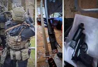 Policjanci z Kraśnika zatrzymali 41-letniego mężczyznę, który miał strzelać z okien swojej posesji w sąsiednie budynki 