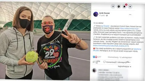 Mistrzyni także poza kortem. Iga Świątek wsparła WOŚP