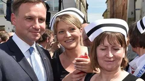 Duda walczy o głosy w Krakowie