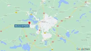 Do wypadku doszło na wjeździe do Olsztyna