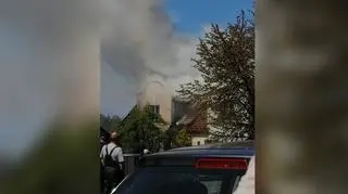 Pożar domu w Wieliczce