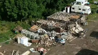 "Nagle zrobiło się ciemno, zaczęła się trąba powietrzna"