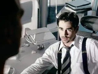 Colin Farrell w filmie Stevena Spielberga "Raport mniejszości"