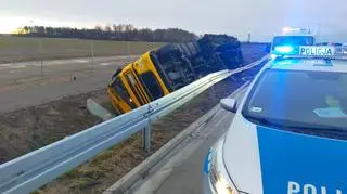 Wichura przewracała tiry