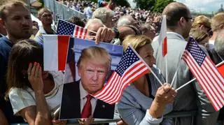 Reakcje Polaków na wizytę Trumpa