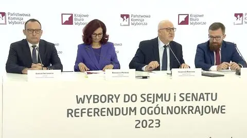 Konferencja Państwowej Komisji Wyborczej. Oglądaj na żywo