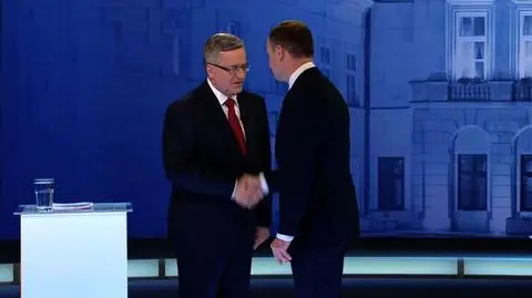 Debata prezydencka Bronisława Komorowskiego i Andrzeja Dudy