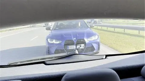 Kierowca bmw wykonywał niebezpieczne manewry na A1