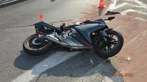 Tragedia na drodze. Motocyklista zginął po zderzeniu z samochodem osobowym